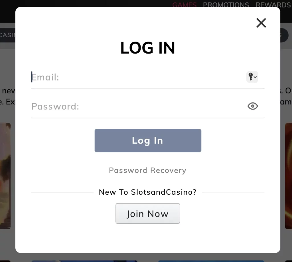 Secure Casino Login